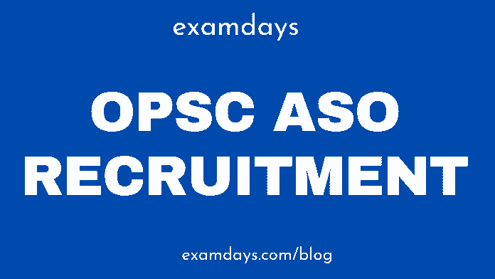opsc aso recruitment