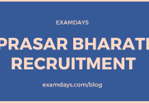 prasar bharati recruitment