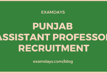 punjab assistant professor recruitment