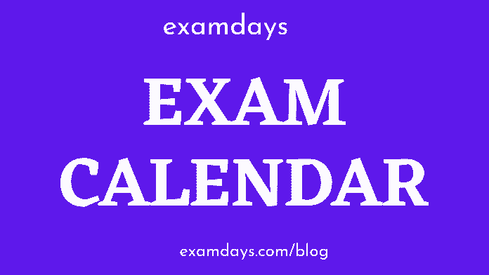 exam calendar