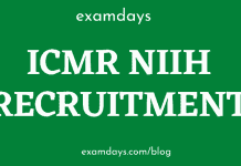 icmr niih recruitment