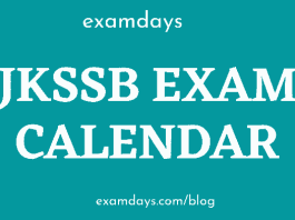 jkssb exam calendar