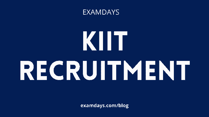 kiit recruitment