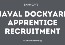 naval dockyard apprentice recruitment