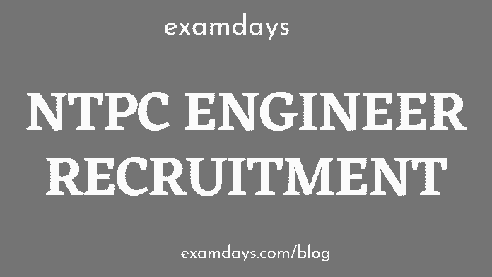 ntpc engineer recruitment