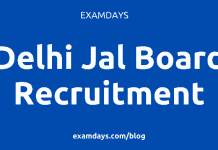 delhi jal board recruitment