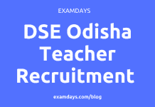 dse odisha teacher recruitment