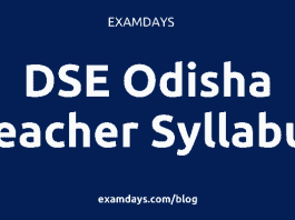 dse odisha teacher syllabus