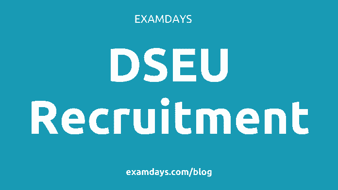 dseu recruitment