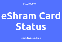 e shram card status download