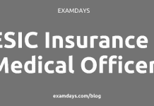 esic insurance medical officer imo recruitment