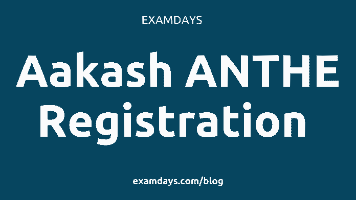 aakash anthe registration form