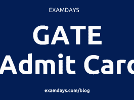 gate admit card
