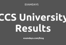 ccs university result