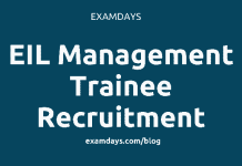 eil management trainee recruitment