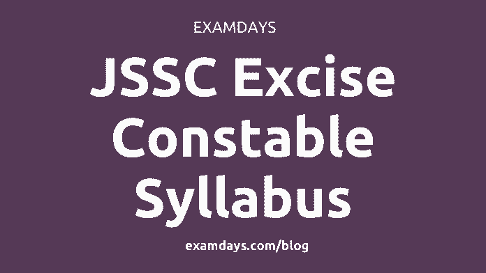 jssc excise constable syllabus