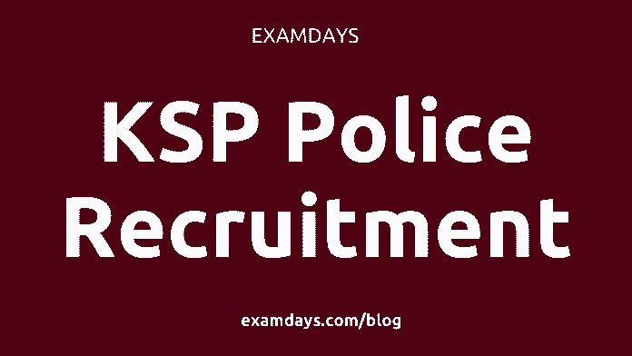 ksp police recruitment