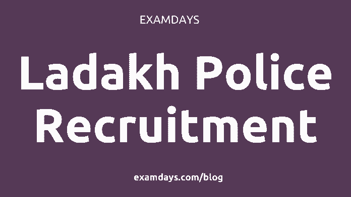 ladakh police recruitment