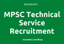 mpsc technical services recruitment