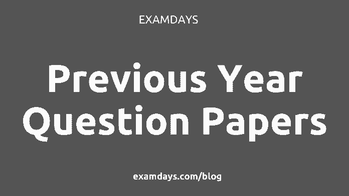 previous year question paper pdf