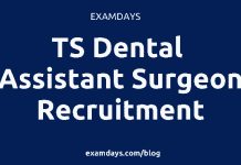 ts dental assistant surgeon recruitment