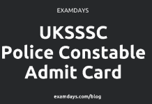 uksssc police constable admit card