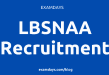 lbsnaa recruitment