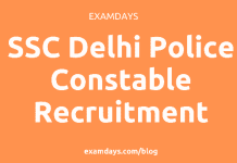 ssc delhi police constable recruitment