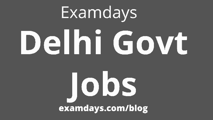 delhi govt jobs