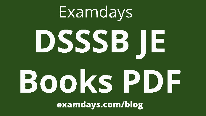 dsssb je book pdf