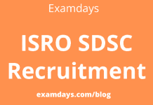 isro sdsc recruitment