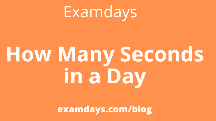 How Many Seconds In A Day 