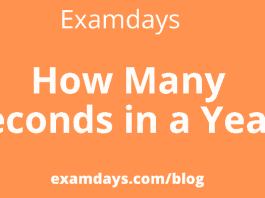how many seconds in a year