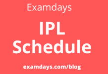 ipl schedule