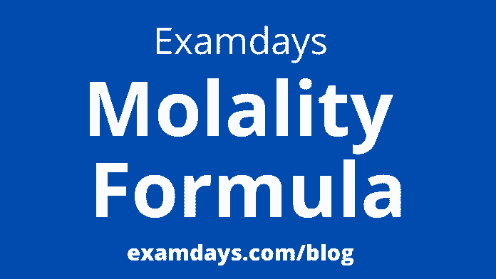molality formula