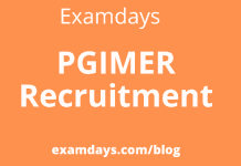 pgimer recruitment