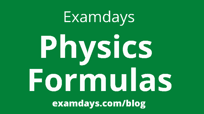 physics formulas