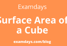 surface area of a cube