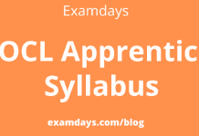 IOCL Apprentice Syllabus
