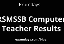 rsmssb computer teacher result