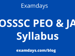 osssc peo syllabus