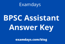 bpsc assistant answer key