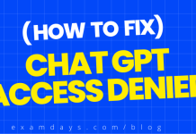 chat gpt access denied
