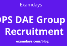 dps dae group c recruitment
