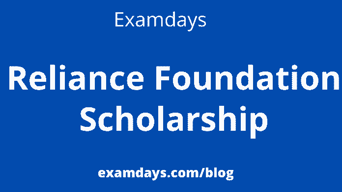 reliance foundation scholarship