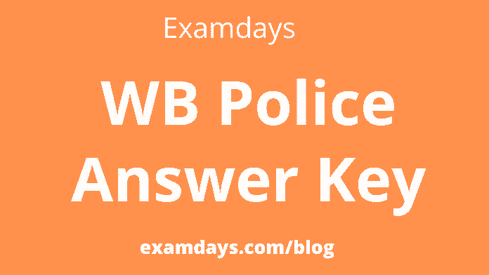 wb police answer key