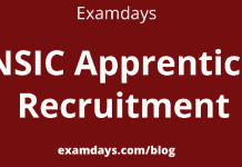 NSIC Apprentice Recruitment