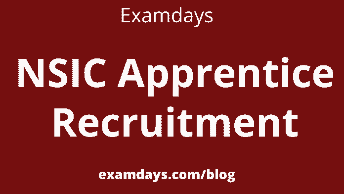 NSIC Apprentice Recruitment