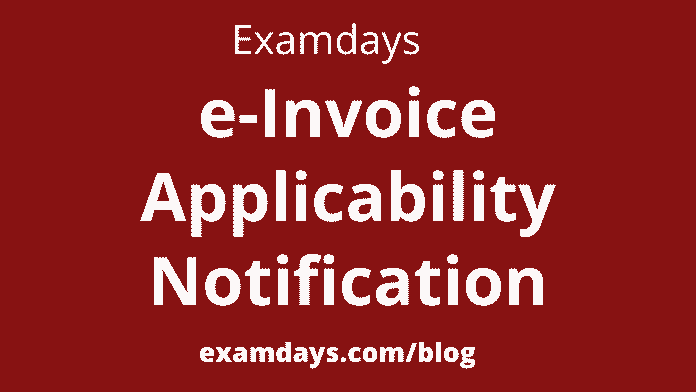 e-invoice applicability notification