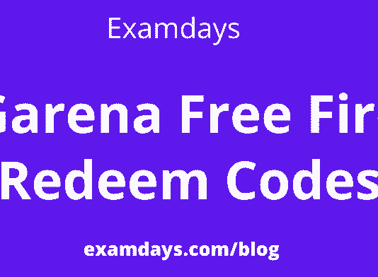 garena free fire redeem codes